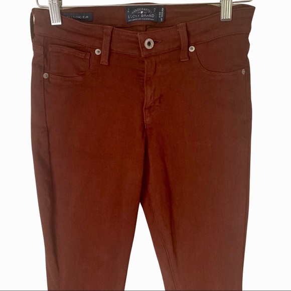 LUCKY BRAND Brooke Legging Jean Fall Red Skinny Jeans Style 7W12462 - Picture 6 of 15